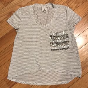 1 Day Left to Ship! 
Luxurious Cotton Striped Tee